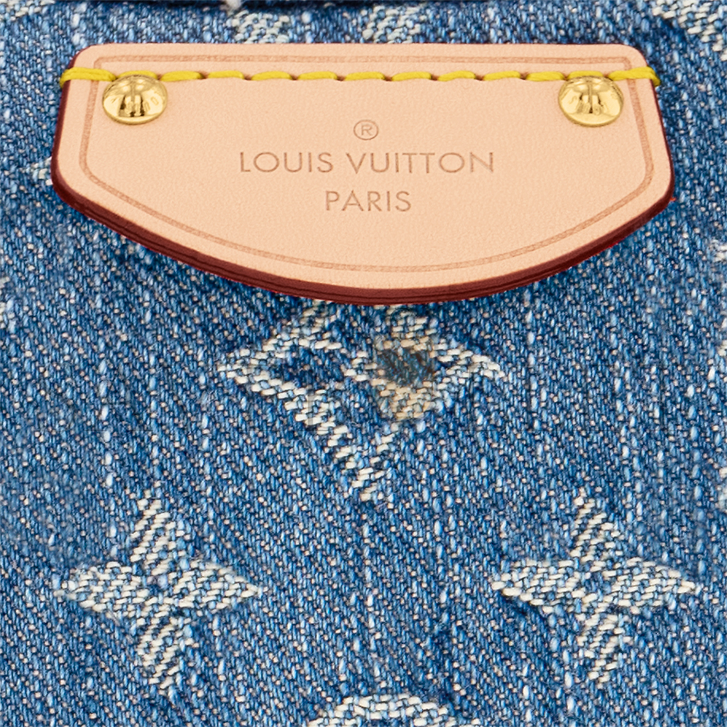 LOUIS VUITTON MASTER DENIM CROISSANT MM M46856 (25*15*5cm)